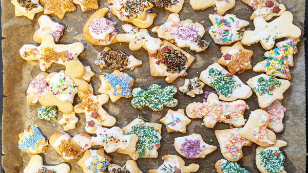 Weihnachten ist auch Kekse backen